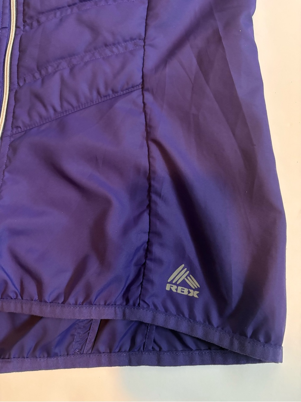 RBX Purple Quilted Lightweight Athletic Vest women’s Sz M, fits smaller. - Picture 5 of 11